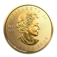 Load image into Gallery viewer, 2023 Canadian Gold Maple Leaf 1 Gram .9999 (MapleGram25)