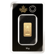Load image into Gallery viewer, 10 gram .9999 Gold Bar Royal Canadian Mint