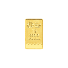 Load image into Gallery viewer, 1 gram Britannia Gold Bar by The Royal Mint