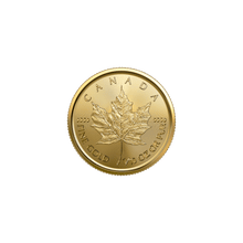 Load image into Gallery viewer, 1/10 oz 2023 Canadian Maple Leaf Gold Coin Royal Canadian Mint