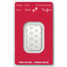 Load image into Gallery viewer, SILVER BARS 10 GRAM ARGOR-HERAEUS