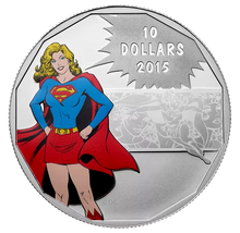 Load image into Gallery viewer, DC Comics™ Originals: Strength - 1/2 oz. Fine Silver Coloured Coin (2015)