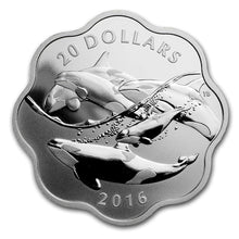 Load image into Gallery viewer, 2016 $20 FINE SILVER COIN MASTER OF THE SEA: THE ORCA