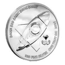Load image into Gallery viewer, 2021 Blockchain Mint Wall Street Bets 1 oz Silver Round