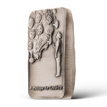 Load image into Gallery viewer, 3 oz ‘A Message to Covid-19’ Cast Bar .9999 – Antiqued Finish