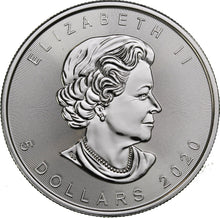 Load image into Gallery viewer, 1 OZ SILVER MAPLE LEAF COIN RANDOM YEARS