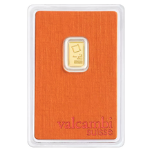 Load image into Gallery viewer, 1 gram Gold Bar Valcambi