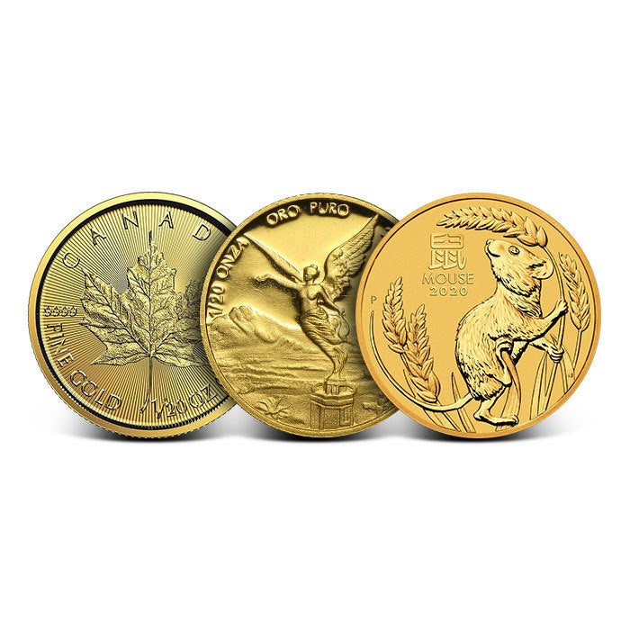 1/20 oz Assorted Gold Coin