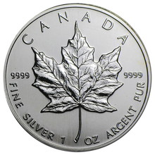 Load image into Gallery viewer, 1997 $5 Silver Canadian Maple Leaf 1 oz Brilliant Uncirculated Sealed
