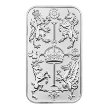 Load image into Gallery viewer, 1 oz Royal Celebration Silver Bar The Royal Mint
