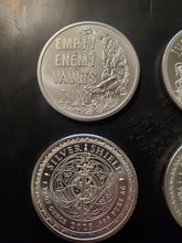 Load image into Gallery viewer, 1 oz Silver Shield Empty Enemy Vaults Silver Round Golden State Mint
