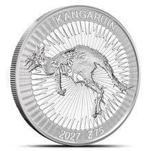 Load image into Gallery viewer, 1 oz Zombucks Kangaruin Silver Round
