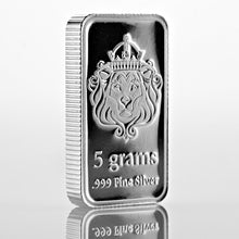 Load image into Gallery viewer, 5 Gram .999 Silver Bar by Scottsdale Mint
