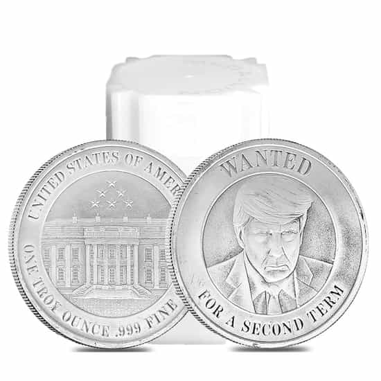 1 oz Donald Trump Mugshot Silver Round Silvertowne Mint