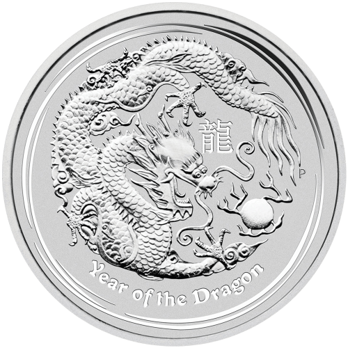 1 kilo 2012 Lunar Year of the Dragon Silver Coin | Perth Mint