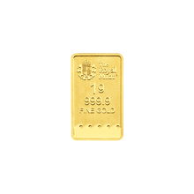 Load image into Gallery viewer, 1 gram Britannia Gold Bar by The Royal Mint
