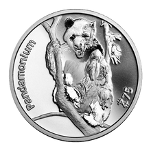 Load image into Gallery viewer, 1 oz Silver Zombucks World Pandamonium Round
