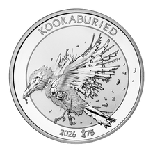 Load image into Gallery viewer, 1 oz Zombucks World Kookaburied Silver Round
