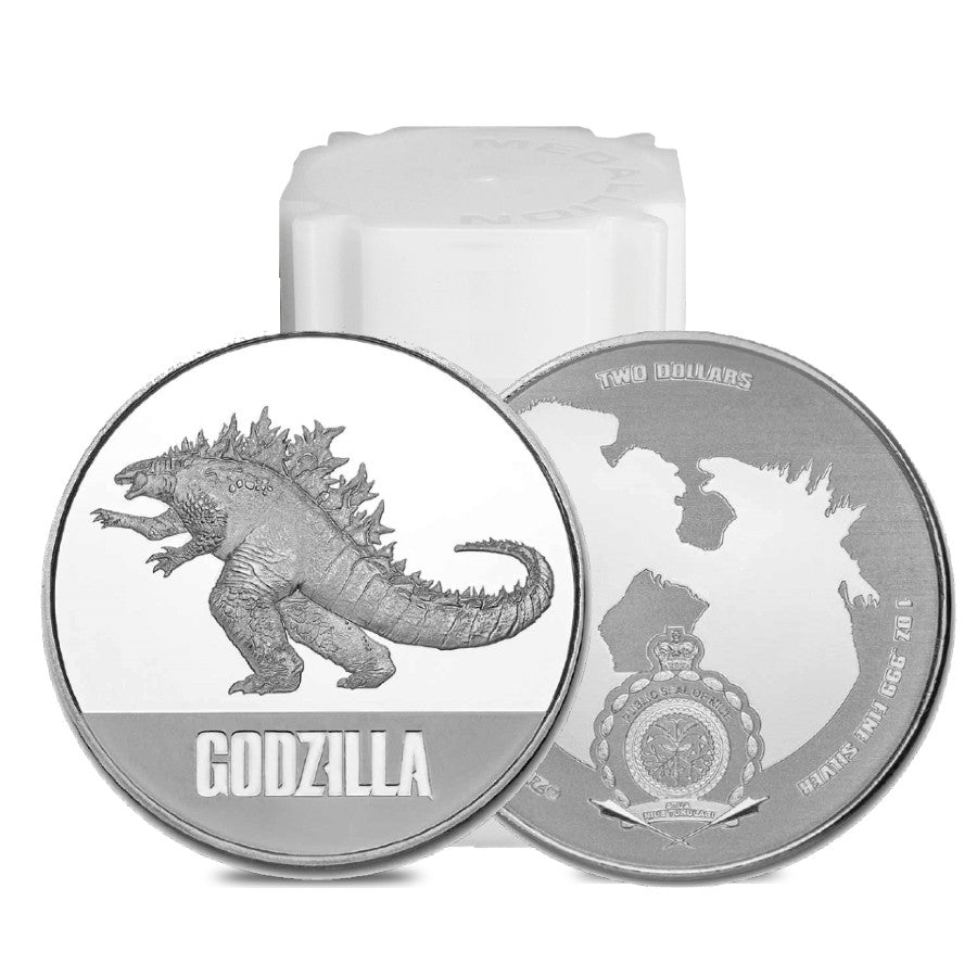 2021 1 oz Silver Niue Godzilla Coin – New Zealand Mint