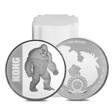 Load image into Gallery viewer, 2021 1 oz Silver Niue Kong Coin – New Zealand Mint
