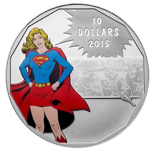 DC Comics™ Originals: Strength - 1/2 oz. Fine Silver Coloured Coin (2015)