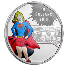 Load image into Gallery viewer, DC Comics™ Originals: Strength - 1/2 oz. Fine Silver Coloured Coin (2015)
