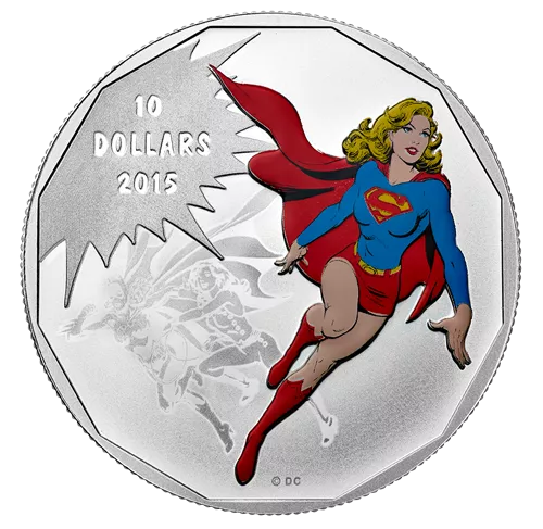 DC Comics™ Originals: Unity - 1/2 oz. Fine Silver Coloured Coin (2015)