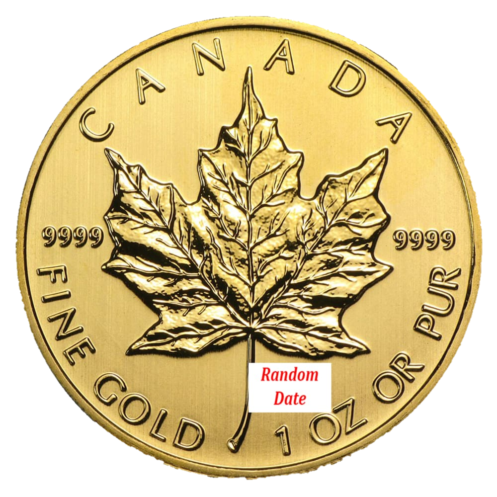 1 oz Random Year Canadian Maple Leaf Gold Coin