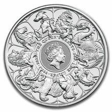 Load image into Gallery viewer, COMPLETER THE QUEEN’S BEASTS COLLECTOR – 2021 2 OZ SILVER BULLION COIN
