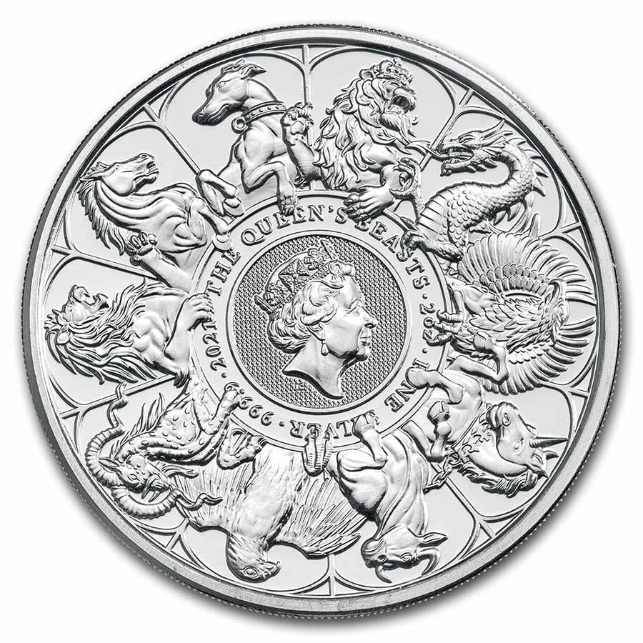 COMPLETER THE QUEEN’S BEASTS COLLECTOR – 2021 2 OZ SILVER BULLION COIN