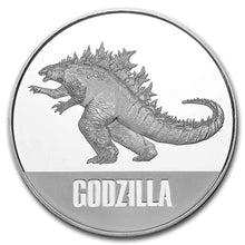 Load image into Gallery viewer, 2021 1 oz Silver Niue Godzilla Coin – New Zealand Mint
