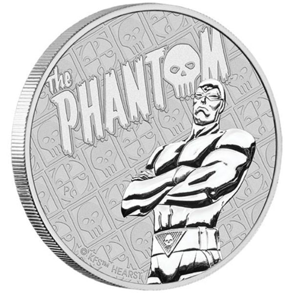 2022 1 oz Tuvalu Silver “The Phantom” Coin