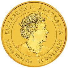 Load image into Gallery viewer, 2022 1/10 Oz Lunar Year of the Tiger(Inc Capsule) – Perth Mint
