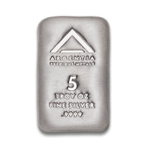 Load image into Gallery viewer, Silver Argentia Precious Metals Cast Bar, 5 oz .9999
