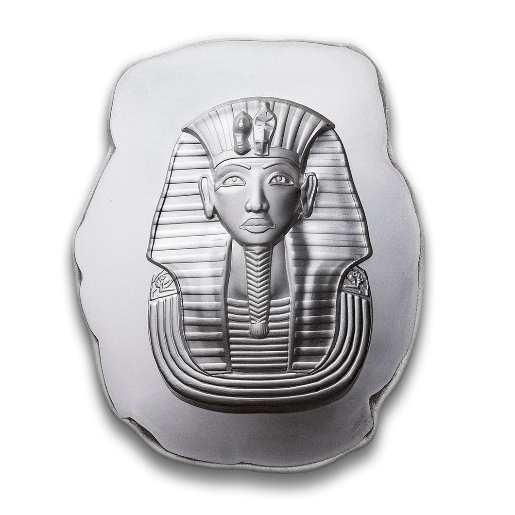 Argentia Silver ‘King Tut’ Bar, 5 oz .9999 – Matte Finish