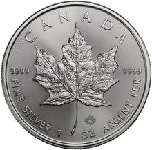 Load image into Gallery viewer, 1 OZ SILVER MAPLE LEAF COIN RANDOM YEARS
