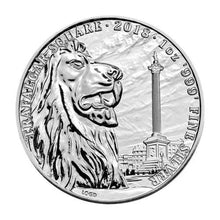 Load image into Gallery viewer, 2018 1 Oz Silver Trafalgar Square Landmarks of Britain Coin (Inc. Capsule) – Royal Mint UK
