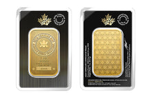 Load image into Gallery viewer, 1 oz Royal Canadian Mint New Style Gold Bar
