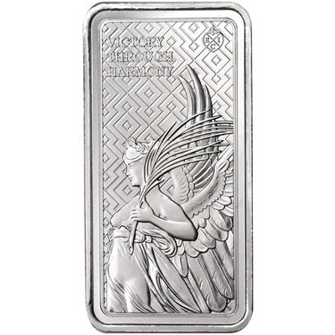 2022 10 Oz Silver St. Helena Queens Virtues Victory Rectangular Coin – East India Company