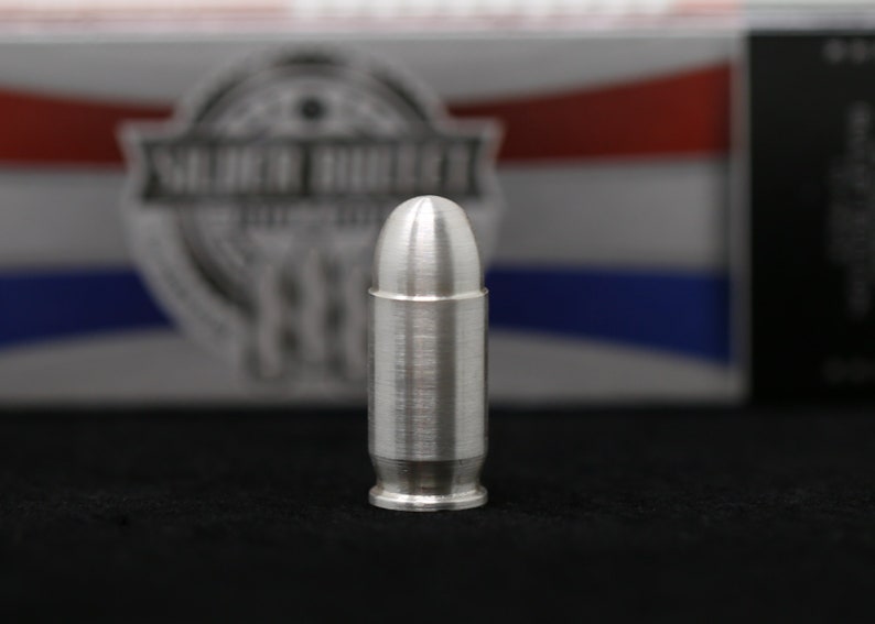 1oz Silver Bullet .45 Caliber Replica SilverTowne Mint