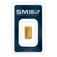 Load image into Gallery viewer, 1 gram Gold Bar | Sunshine Minting
