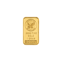 Load image into Gallery viewer, 1 gram Gold Bar | Sunshine Minting
