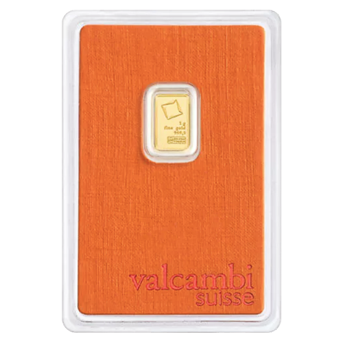 1 gram Gold Bar Valcambi